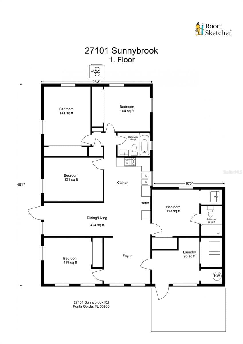 Single Family Residence at 27101 SUNNYBROOK RD, PUNTA GORDA, photo 5 of 9