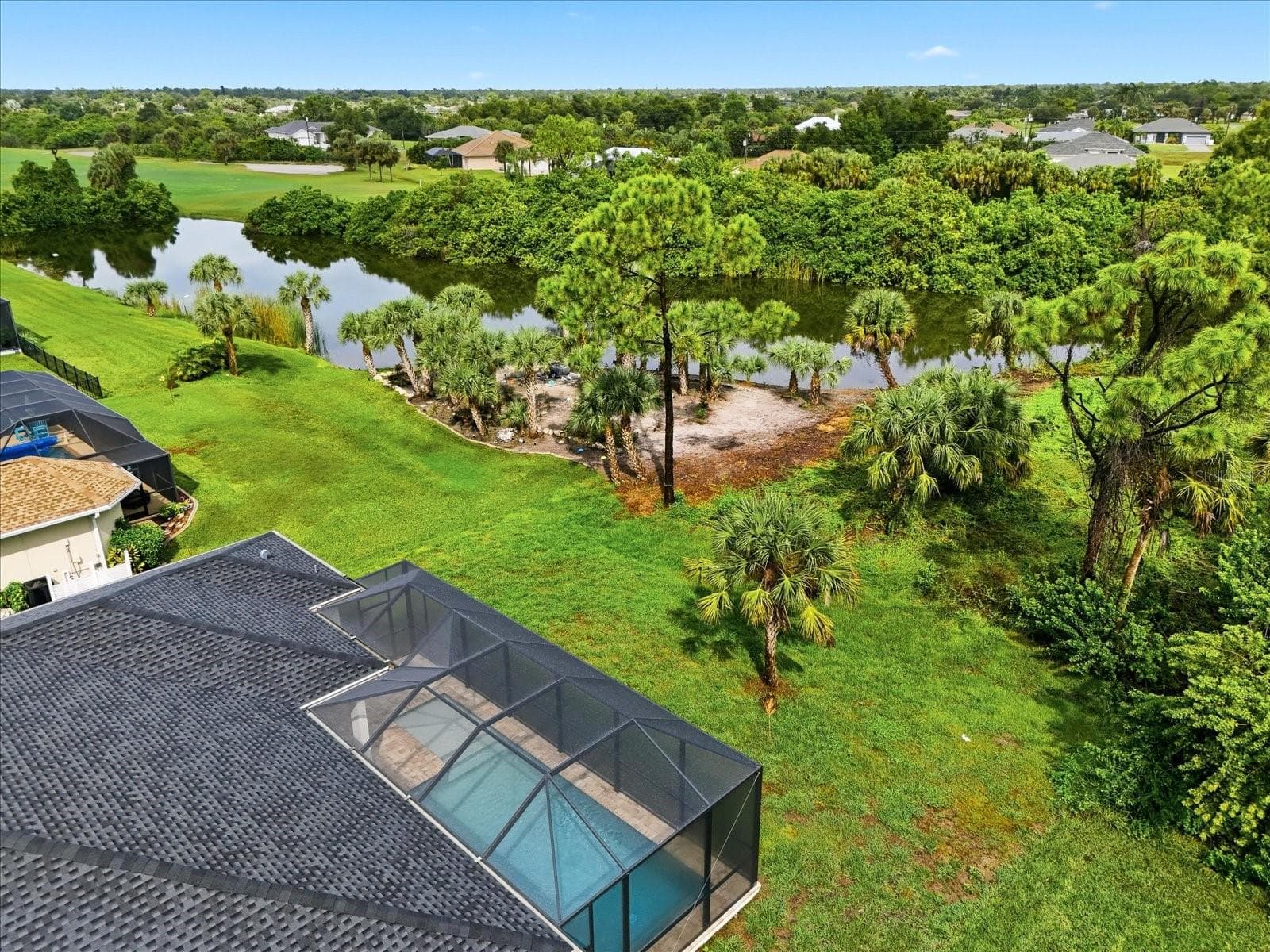 Pool & rear Greenbelt to enjoy! - 51 LONG MEADOW PL, ROTONDA WEST