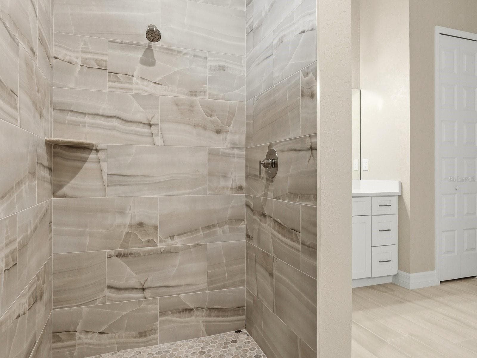 Primary Bathroom shower - 51 LONG MEADOW PL, ROTONDA WEST