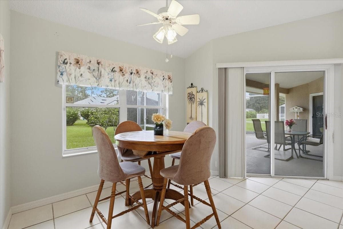 Eat in Kitchen with Patio Access - 65 WOODBURY DR, PALM COAST