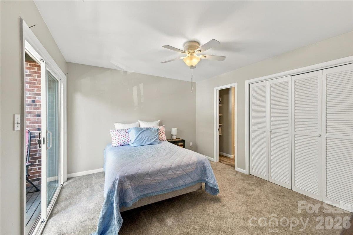 2nd bedroom 3rd floor with ensuite and ample closets - 5805 Sharon Road, Charlotte