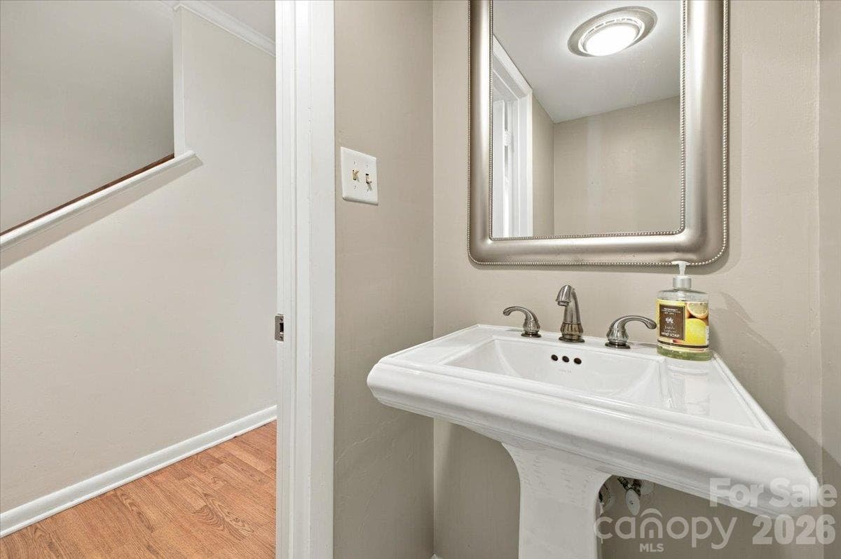 Main level powder room - 5805 Sharon Road, Charlotte