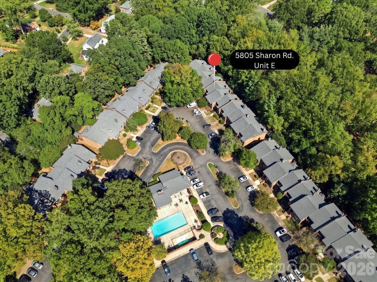 Beautiful areal neighborhood photo! - 5805 Sharon Road, Charlotte