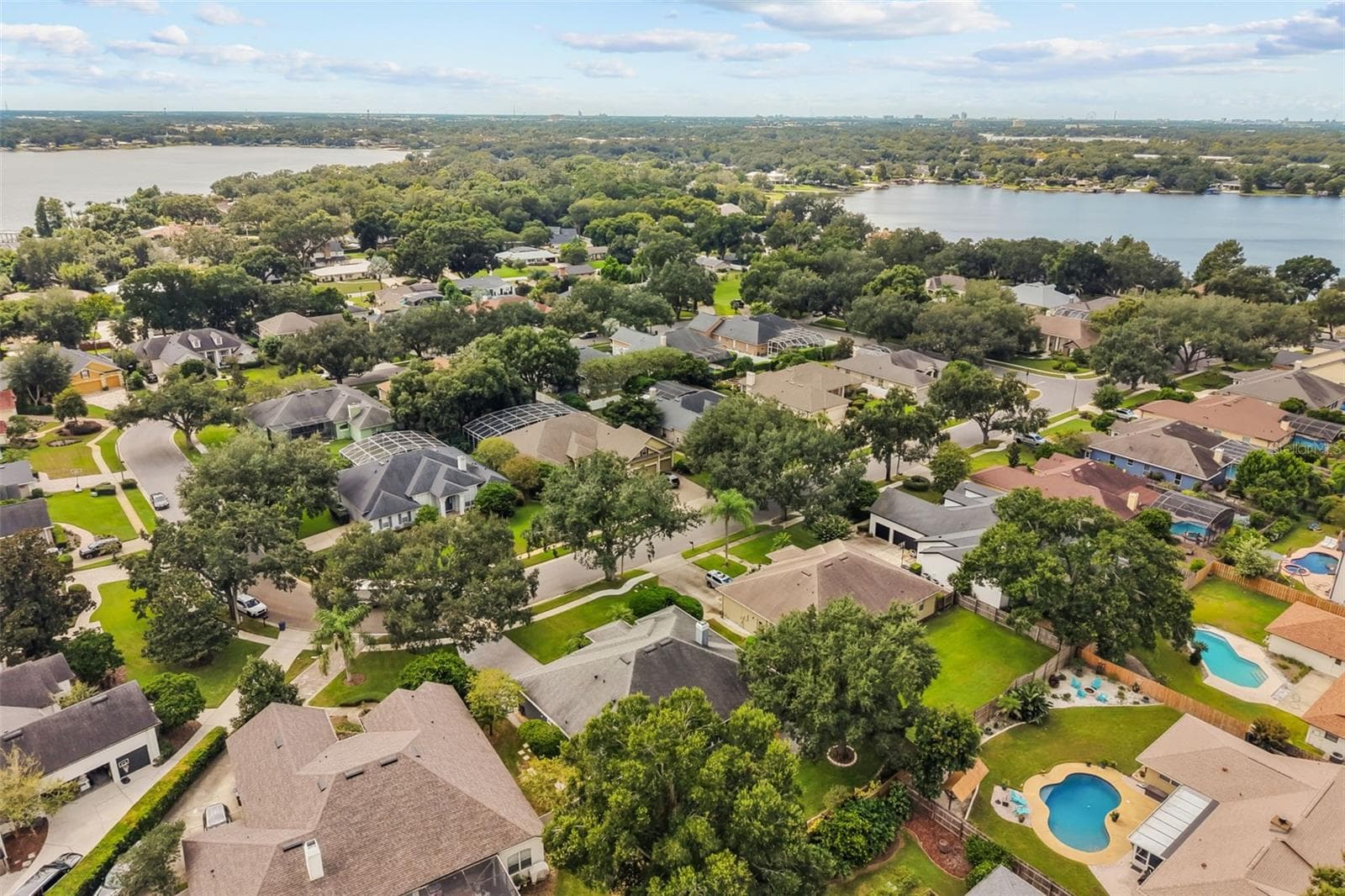 Aerial 1249 Waterwitch Cove - 1249 WATERWITCH COVE CIR, ORLANDO