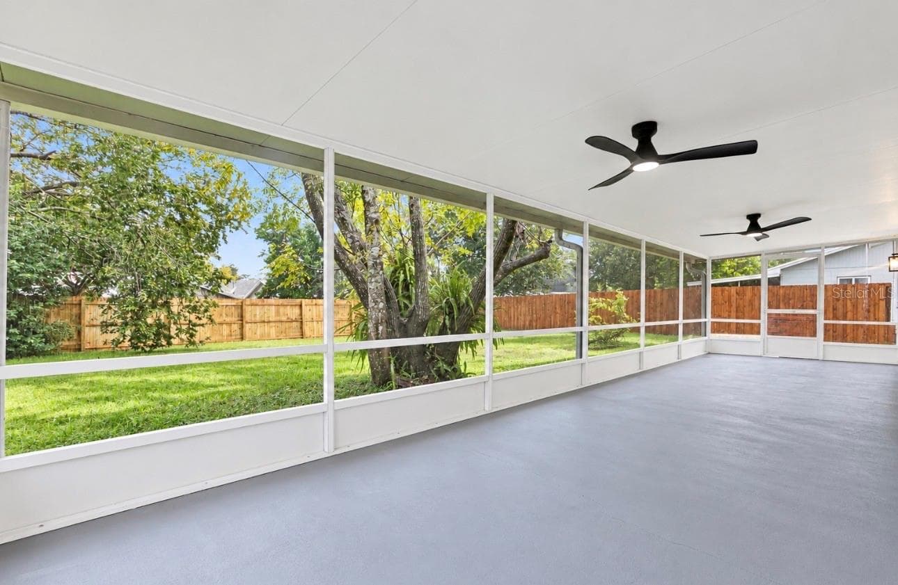 Covered Back porch - 140 BOMBAY AVE, WINTER SPRINGS