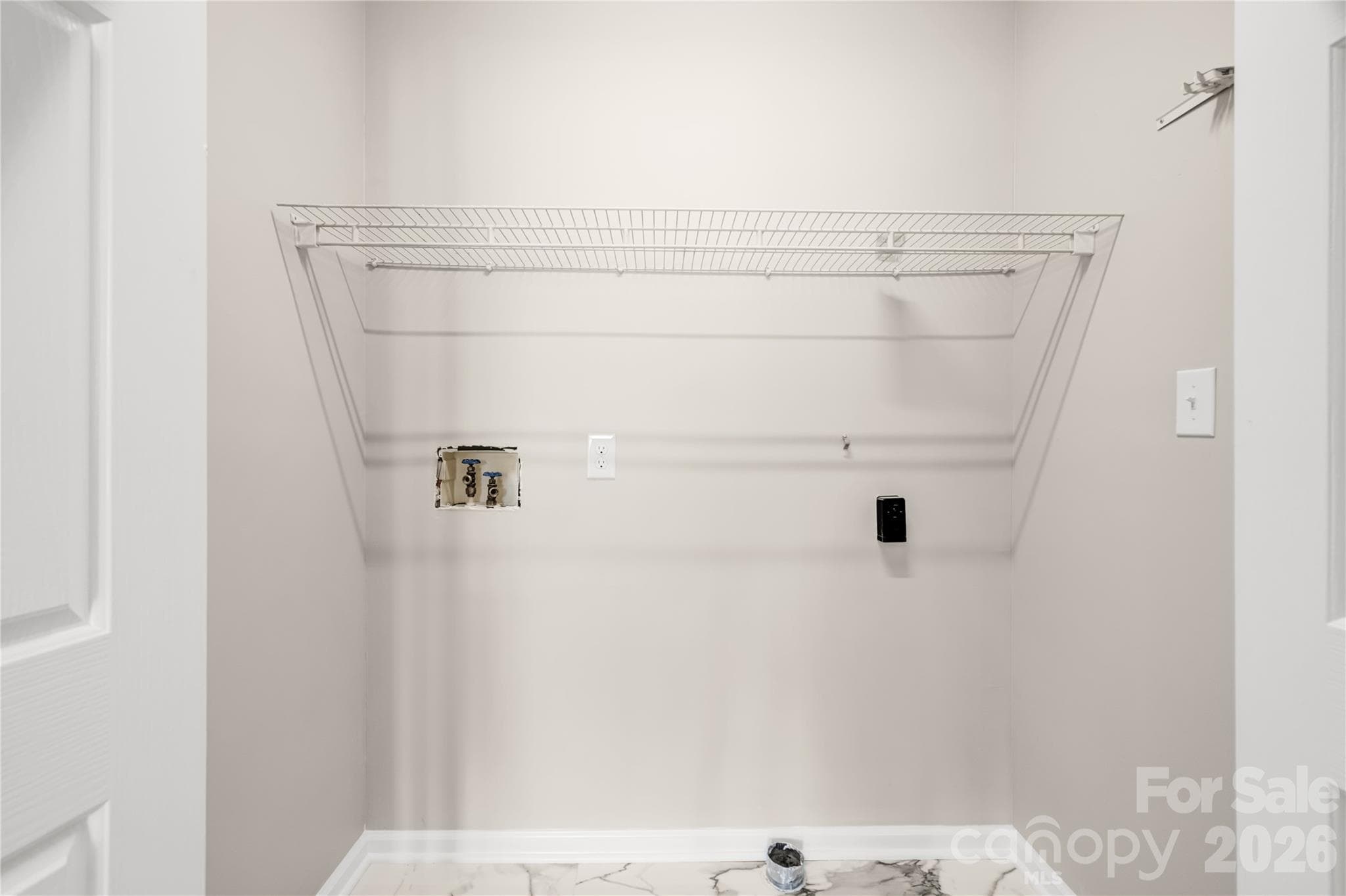 Laundry ClosetNew Tile floor, paint - 2065 Gary Lane, Hickory