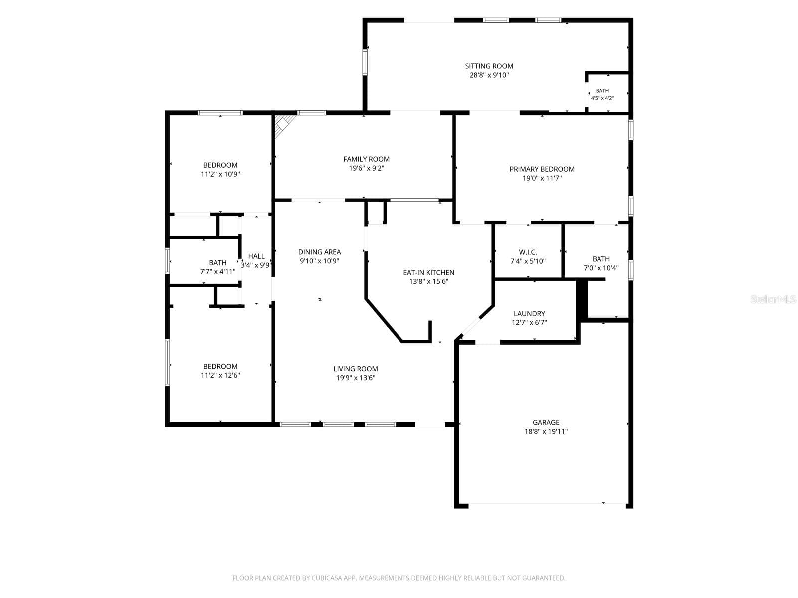 Floor Plan - 726 CALVERT AVE, PORT CHARLOTTE