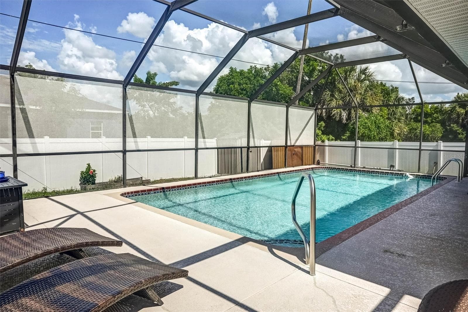Pool with Enclosure - 726 CALVERT AVE, PORT CHARLOTTE