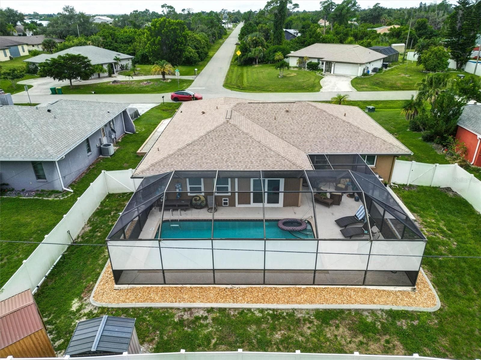 Aerial - 726 CALVERT AVE, PORT CHARLOTTE