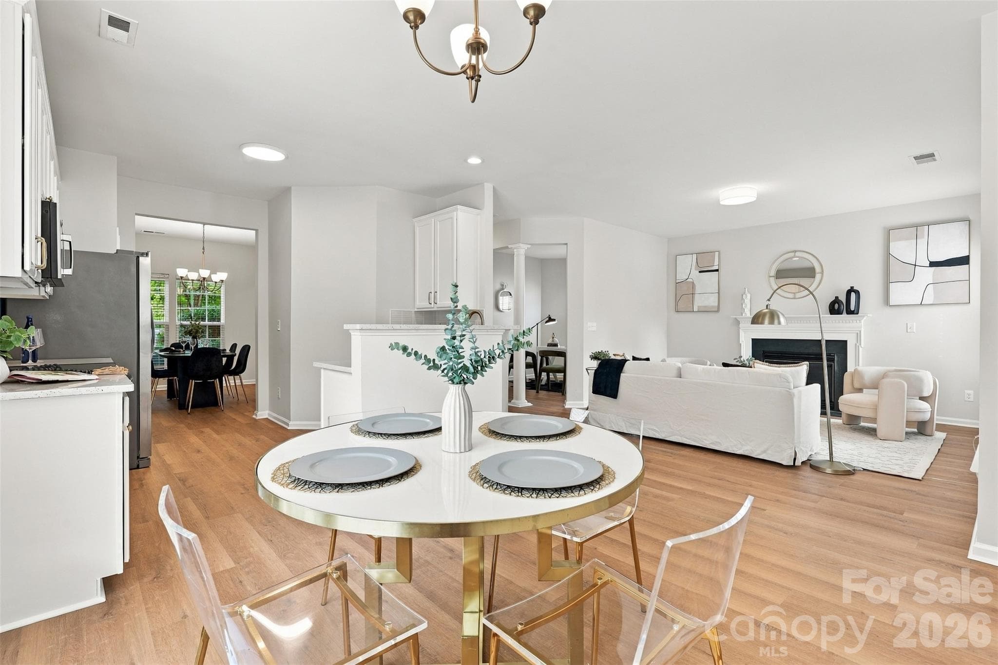 Breakfast area - 11705 Kingsley View Drive, Charlotte
