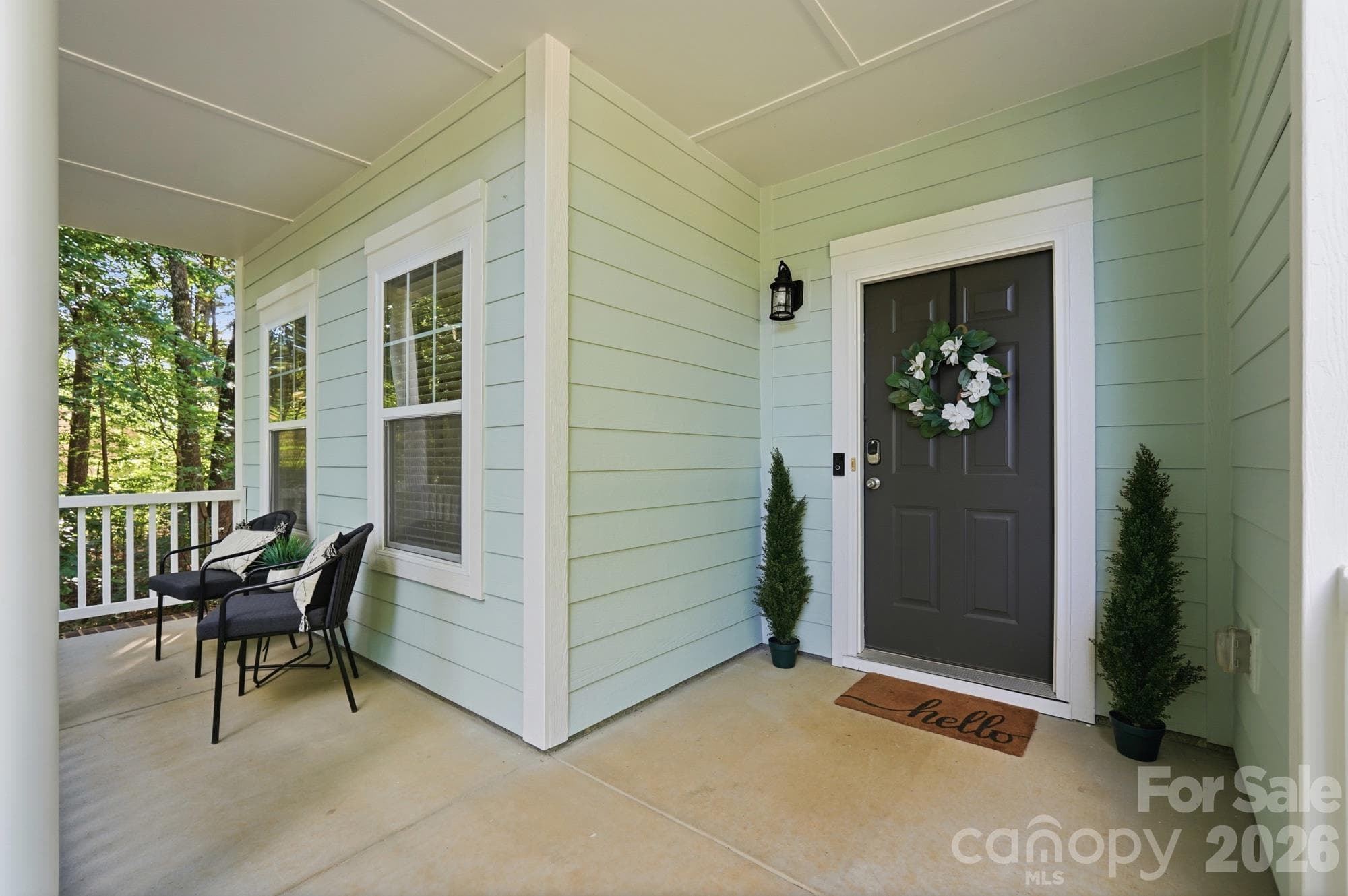 Covered front porch - 5409 Cotton Top Court, Waxhaw