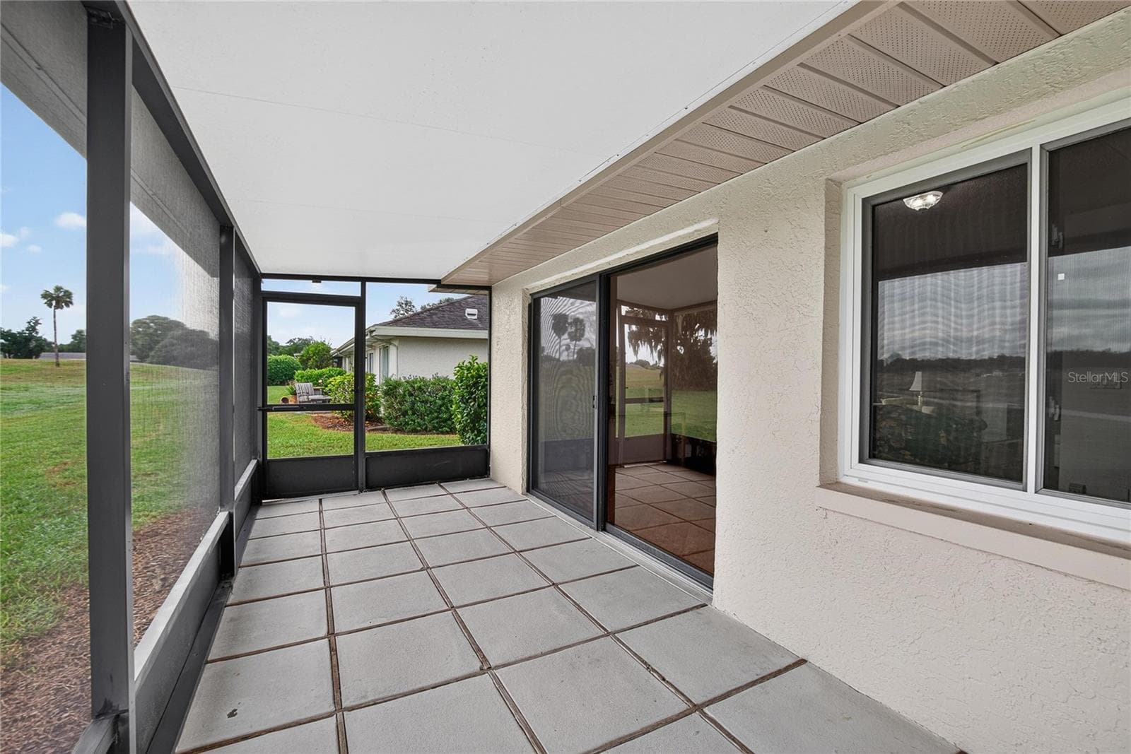 Rear Lanai w/Green View - 1308 LELAND DR #1308, SUN CITY CENTER
