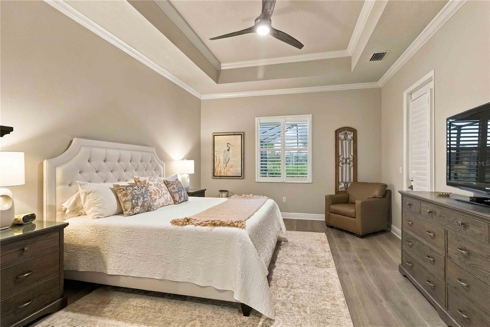 Primary Bedroom with Tray Ceiling - 1906 151ST TER E, PARRISH