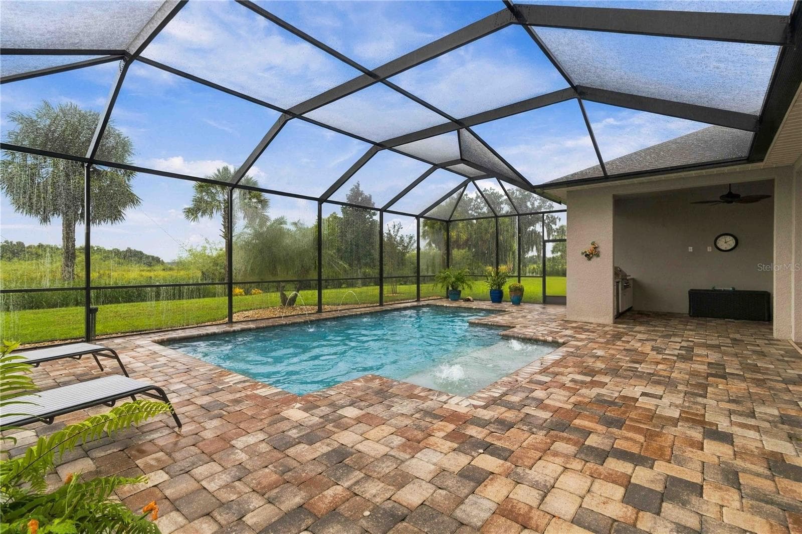 Beautiful Paver Pool Deck - 1906 151ST TER E, PARRISH