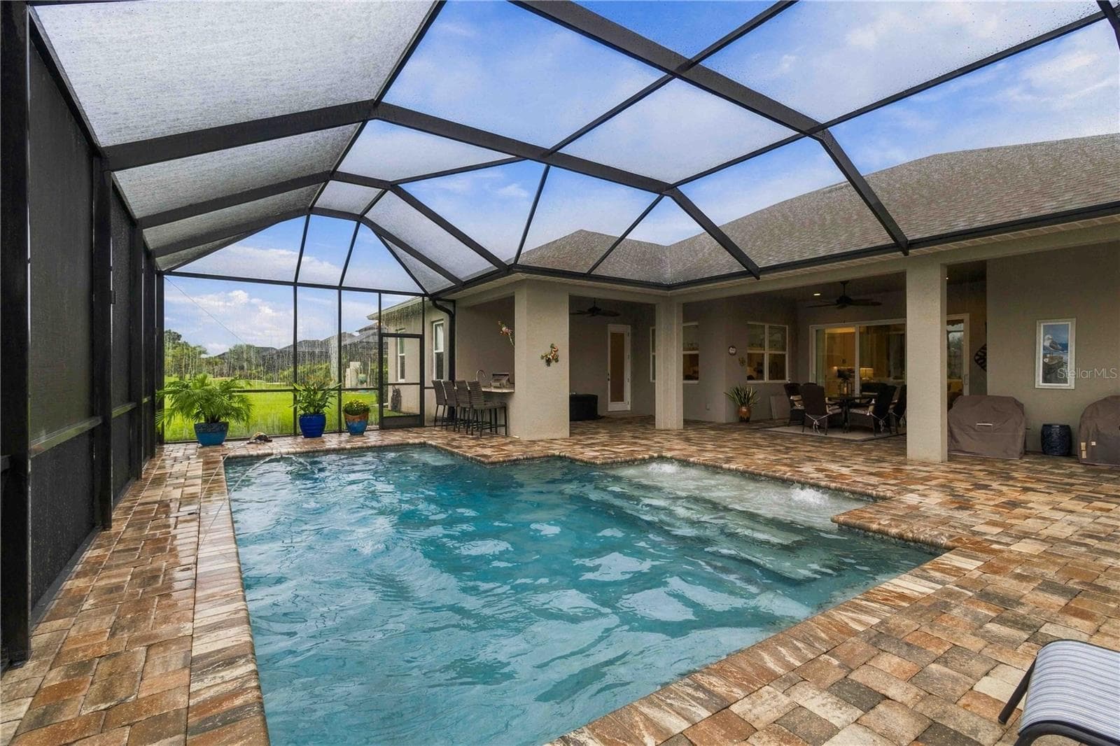 Solar-Heated Pool, Paver Deck & Fountains - 1906 151ST TER E, PARRISH