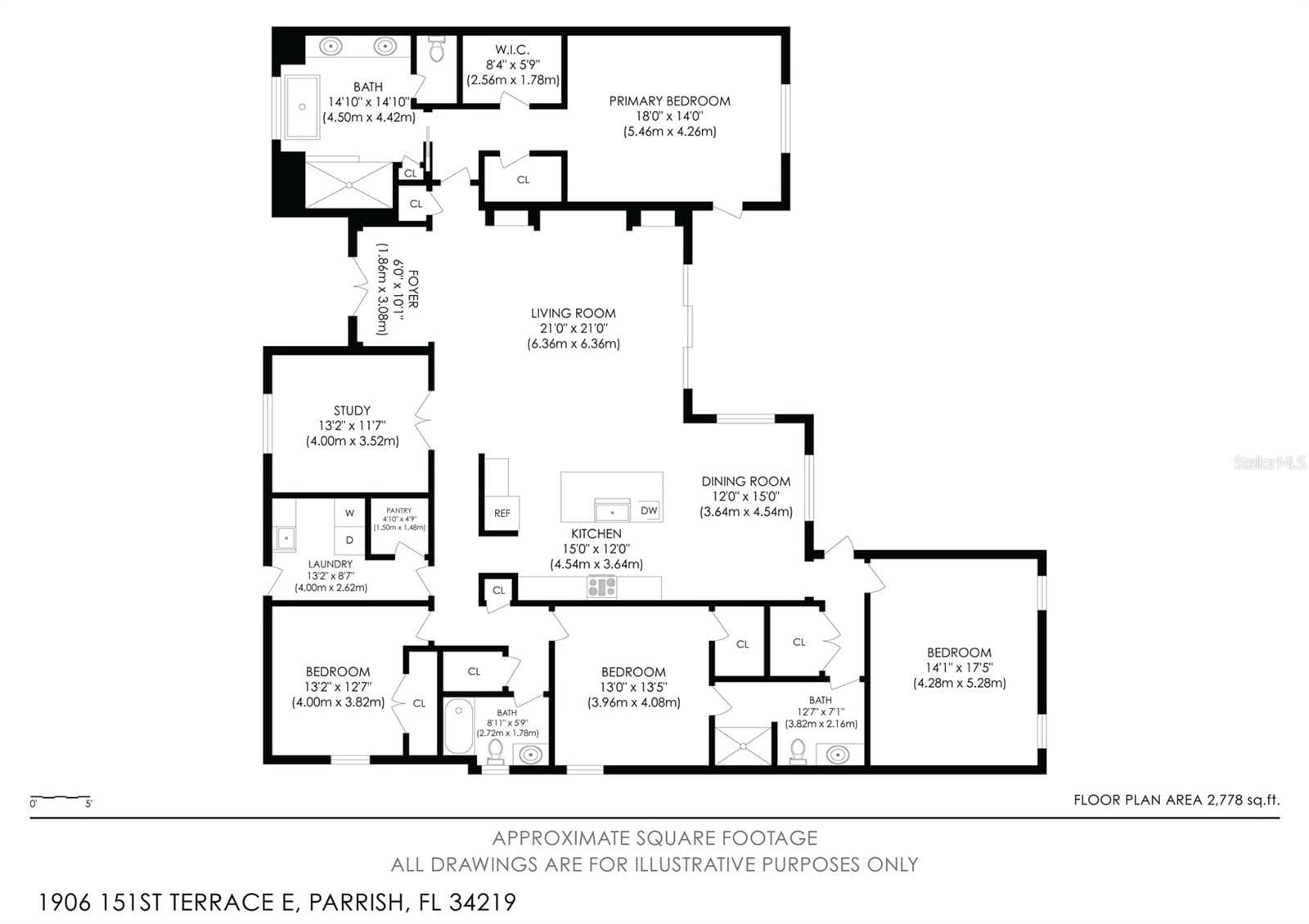 Floor Plan - 1906 151ST TER E, PARRISH