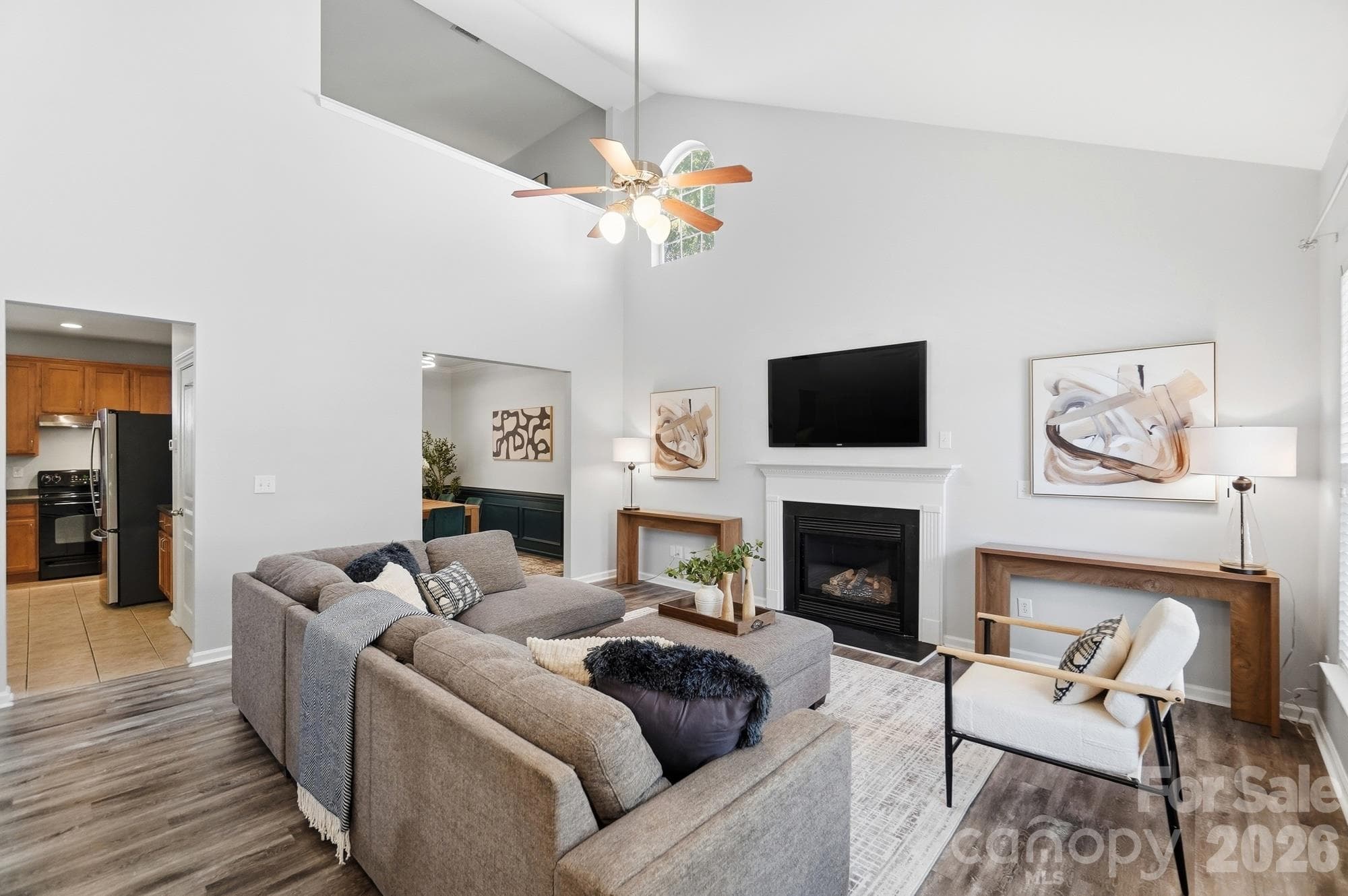2-Story Great Room - 10329 Misty Moss Court, Mint Hill