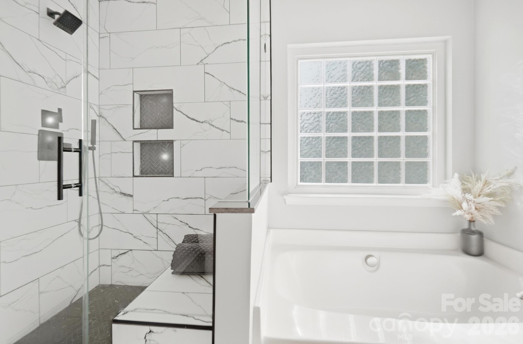 Shower and Garden Tub - 10329 Misty Moss Court, Mint Hill
