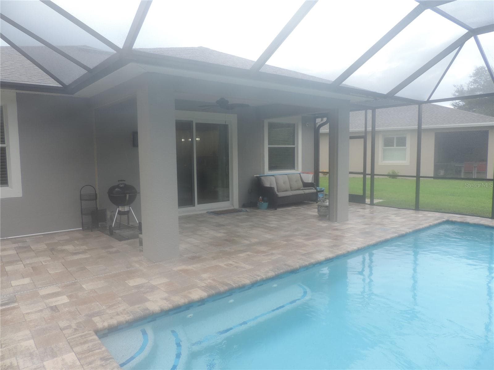 Covered pool area - 5070 LAYTON DR, VENICE