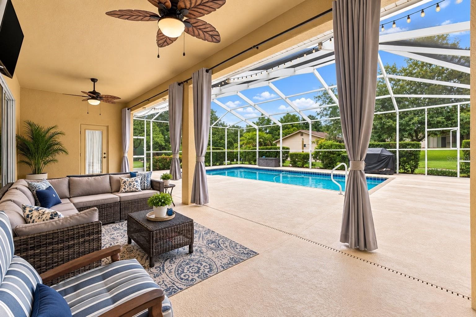 Covered lanai - 1486 ALAMEDA DR, SPRING HILL