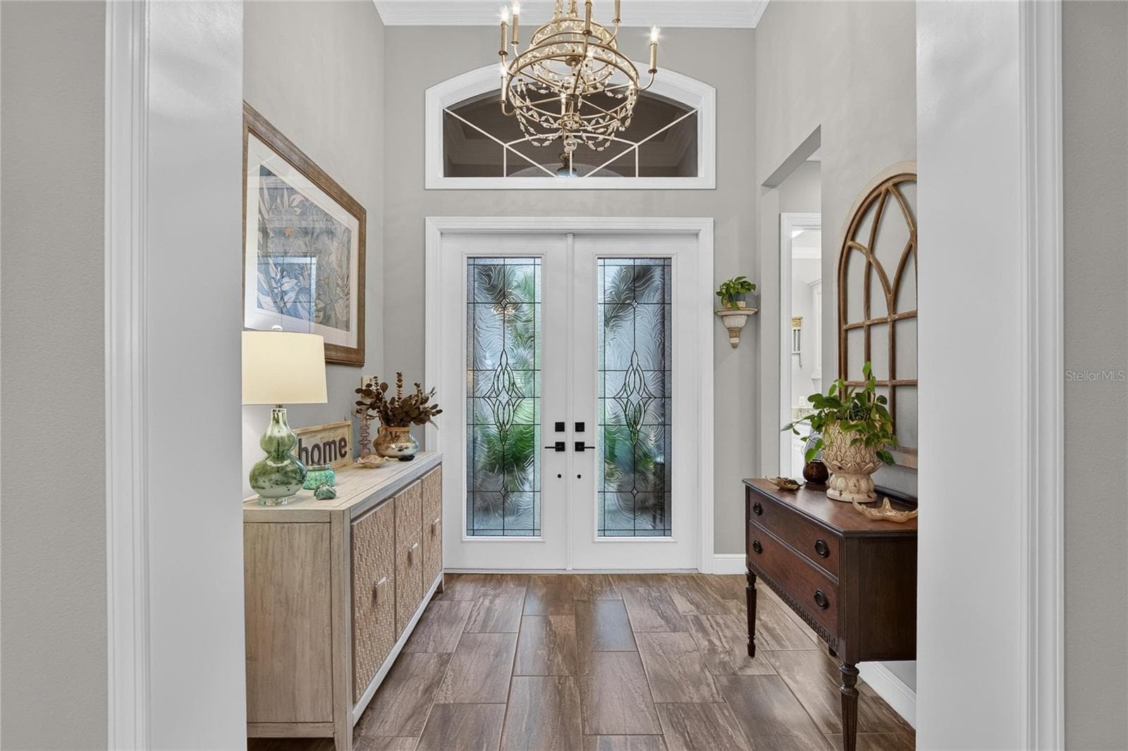 Interior Front Entry w/ Wood Frame Finished - 5002 EMERALD ISLE DR, WIMAUMA