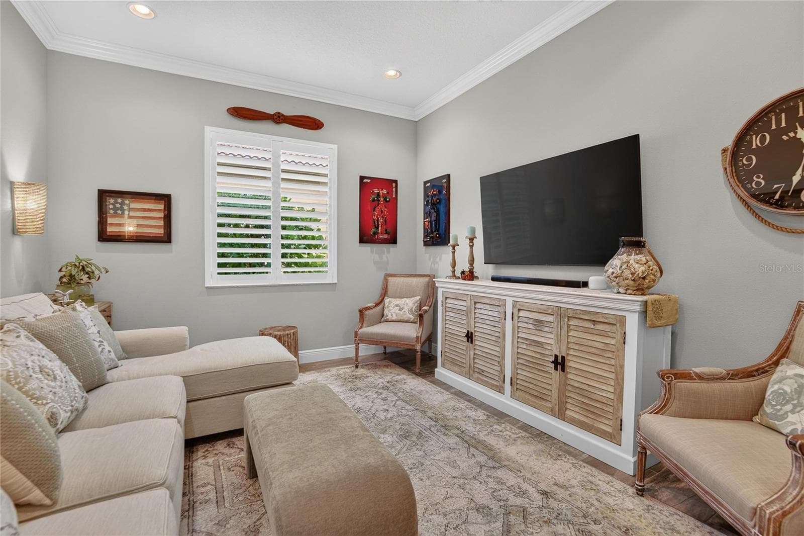 Club Room/Den w/Plantation Shutter - 5002 EMERALD ISLE DR, WIMAUMA