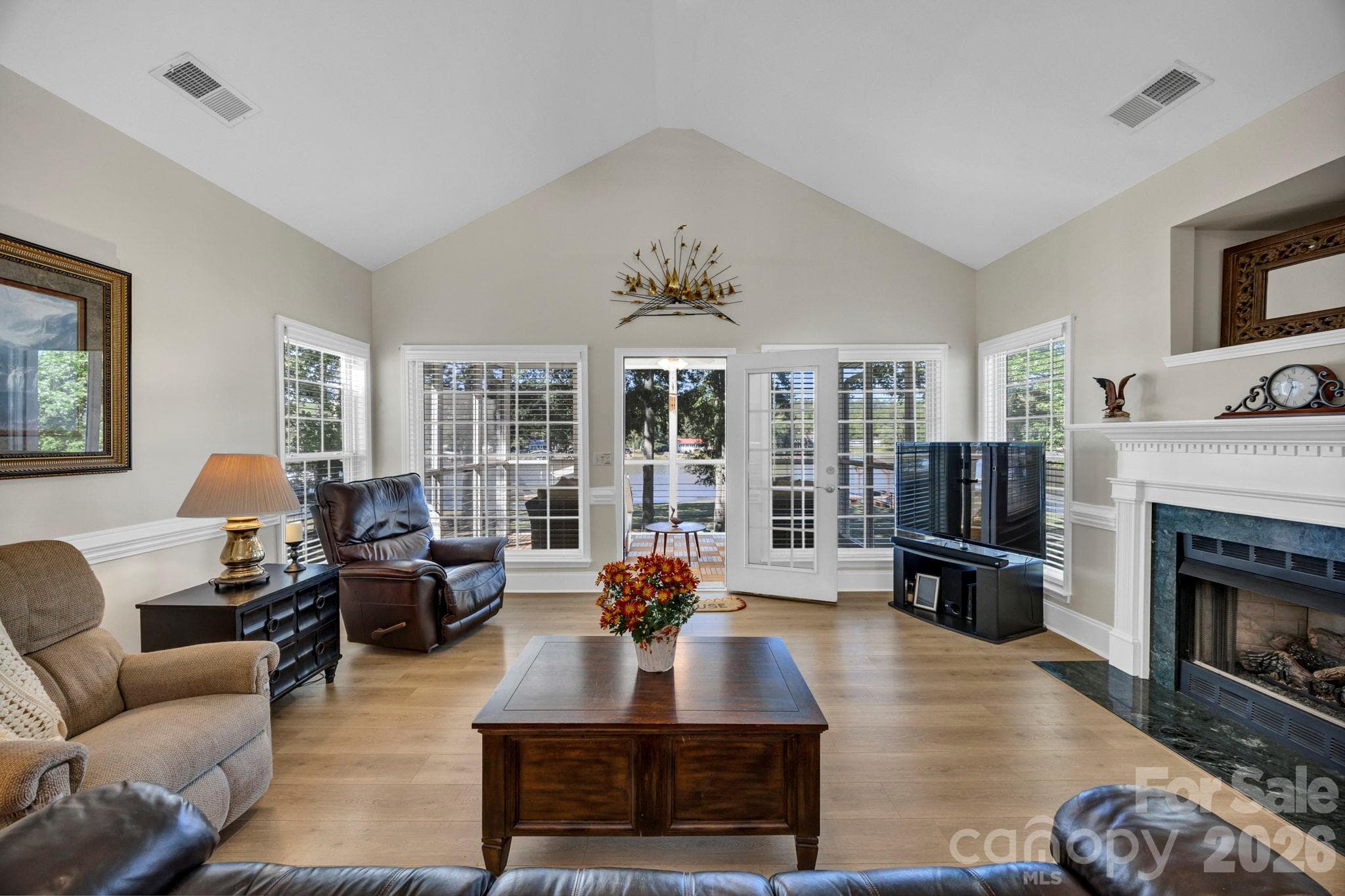 Great room with view of Lake Wateree - 1960 White Road, Camden