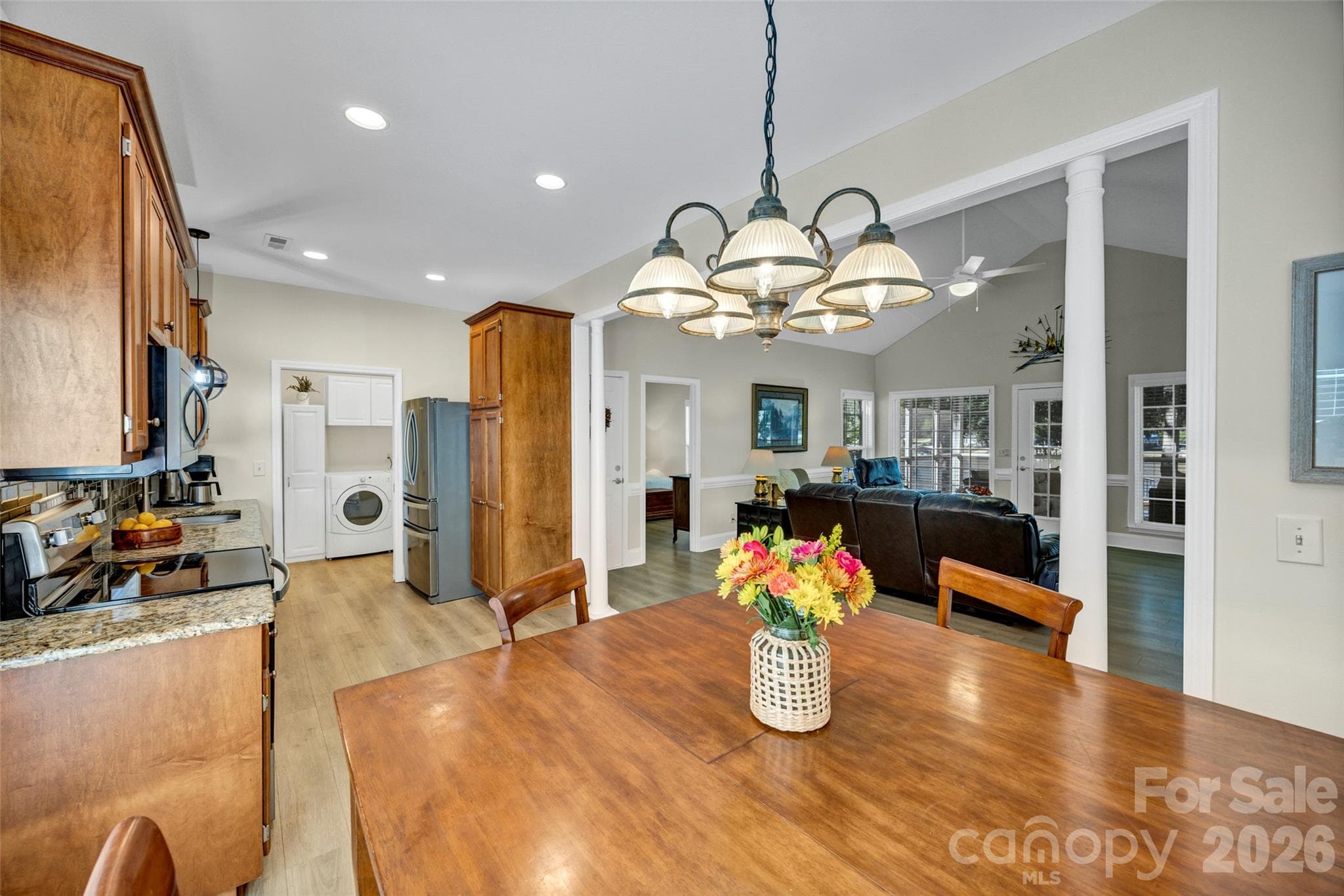 Kitchen, Great Room/ Dining Area - 1960 White Road, Camden
