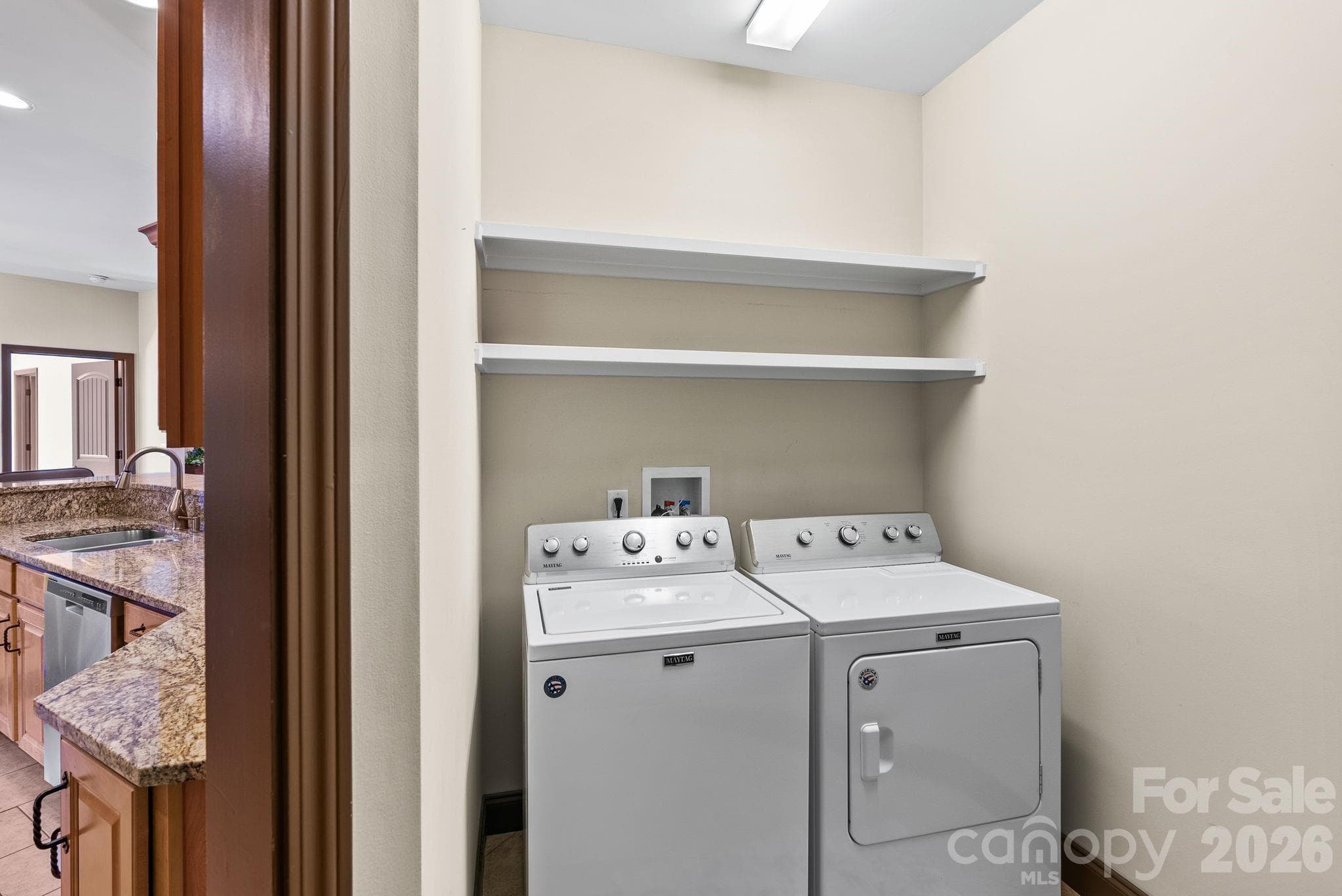 Pocket Doors off Kitchen Open to Laundry - 4 Pacifico Drive, Asheville