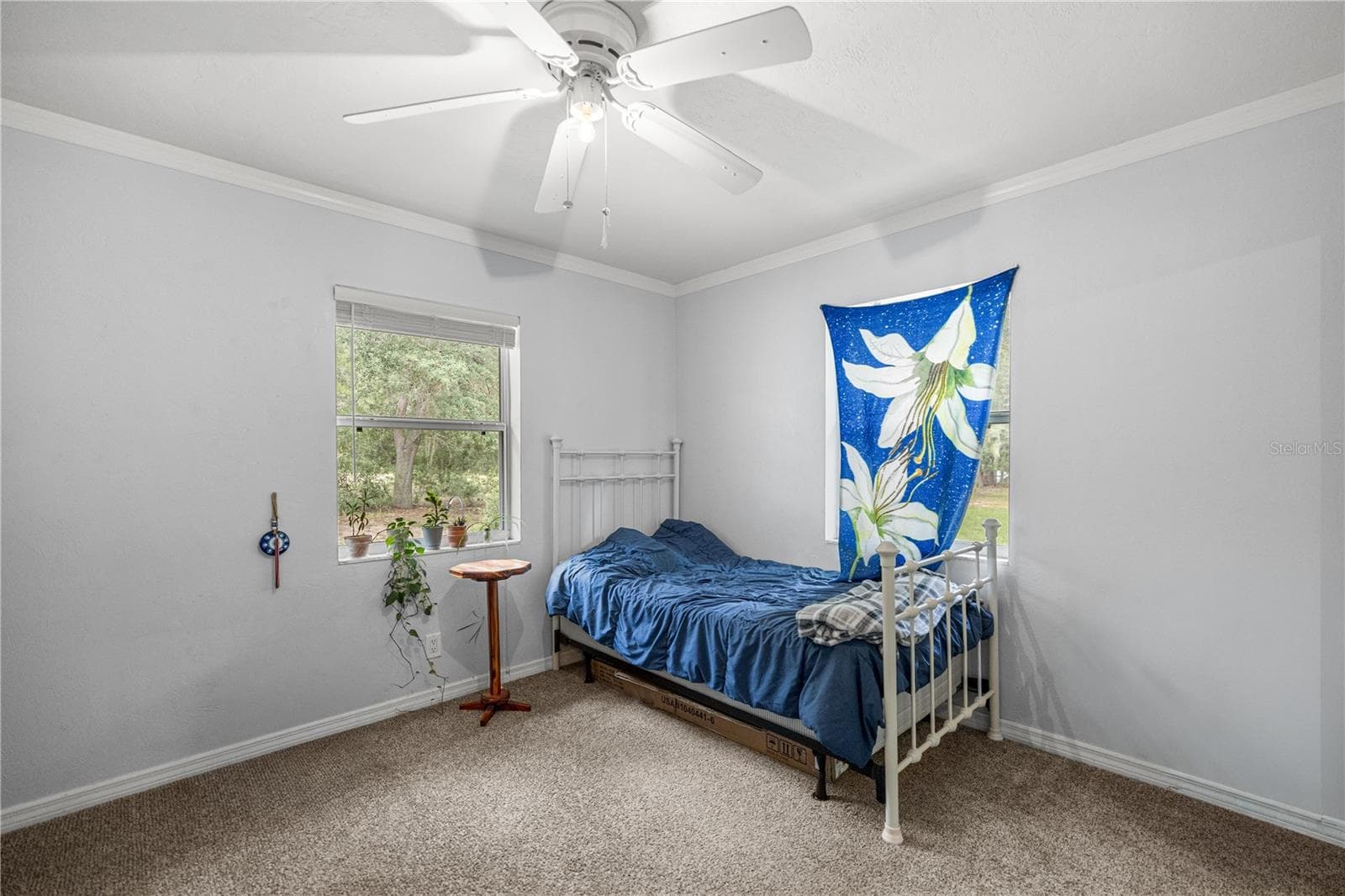 GUEST BED RM #1 FROM DOORWAY - 7910 SW 202ND CT, DUNNELLON