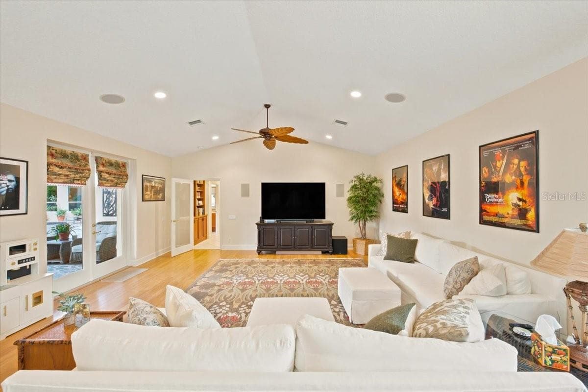 Generous dimensions provide room for a home theater or media center. - 5513 KEELER OAK ST, LITHIA