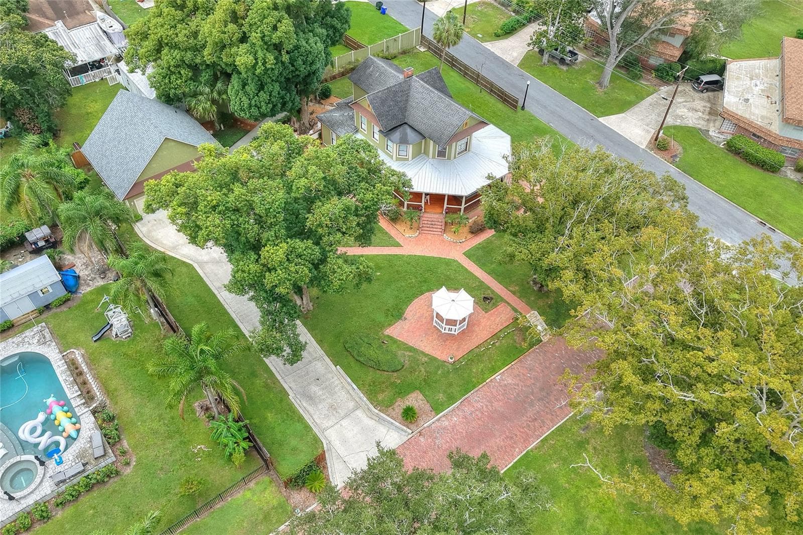 Overhead view of property - 822 W PATTERSON ST, LAKELAND