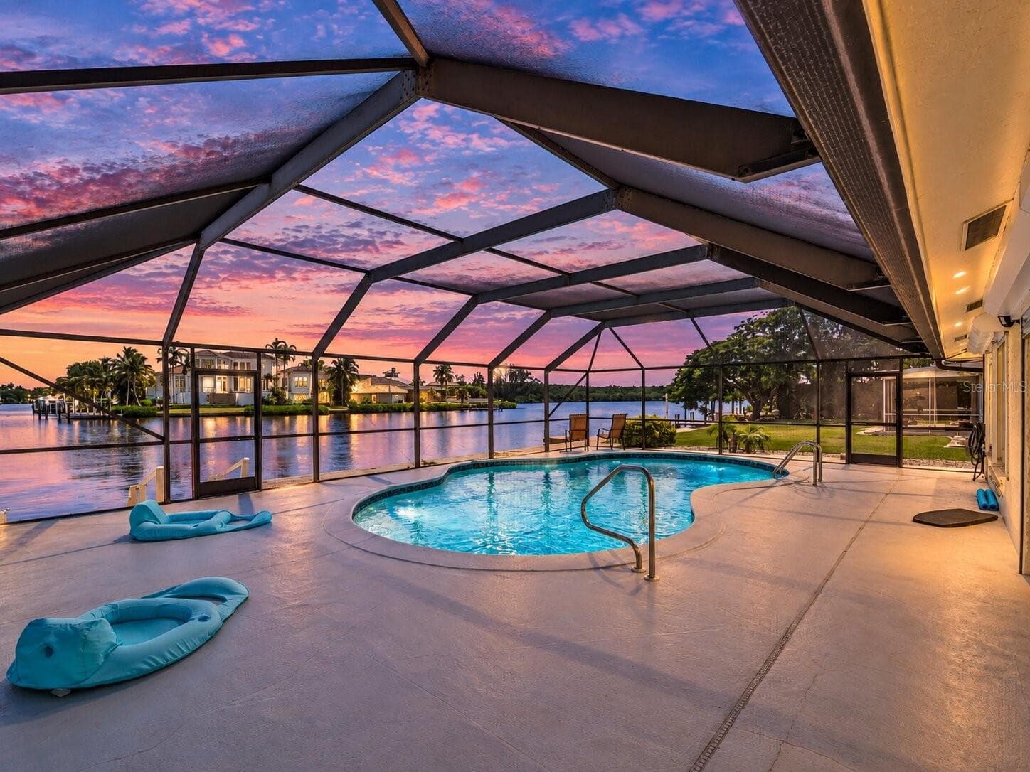 Pool_2903rdStreet_BonitaSprings_ScreenEnclosure_Twilight.jpg - 290 3RD ST W, BONITA SPRINGS