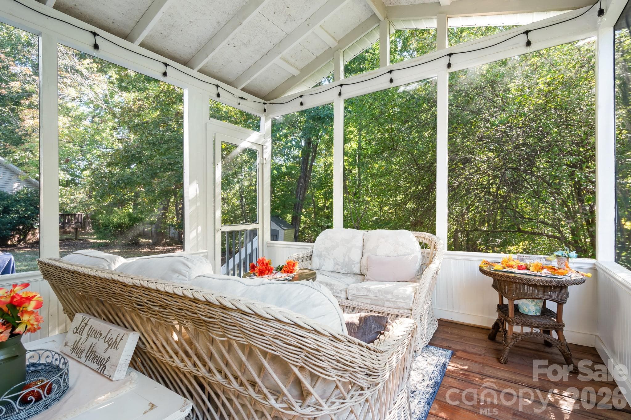 Screened in porch on back of house perfect for enjoying these fall evenings! - 4126 Medford Drive NW, Concord