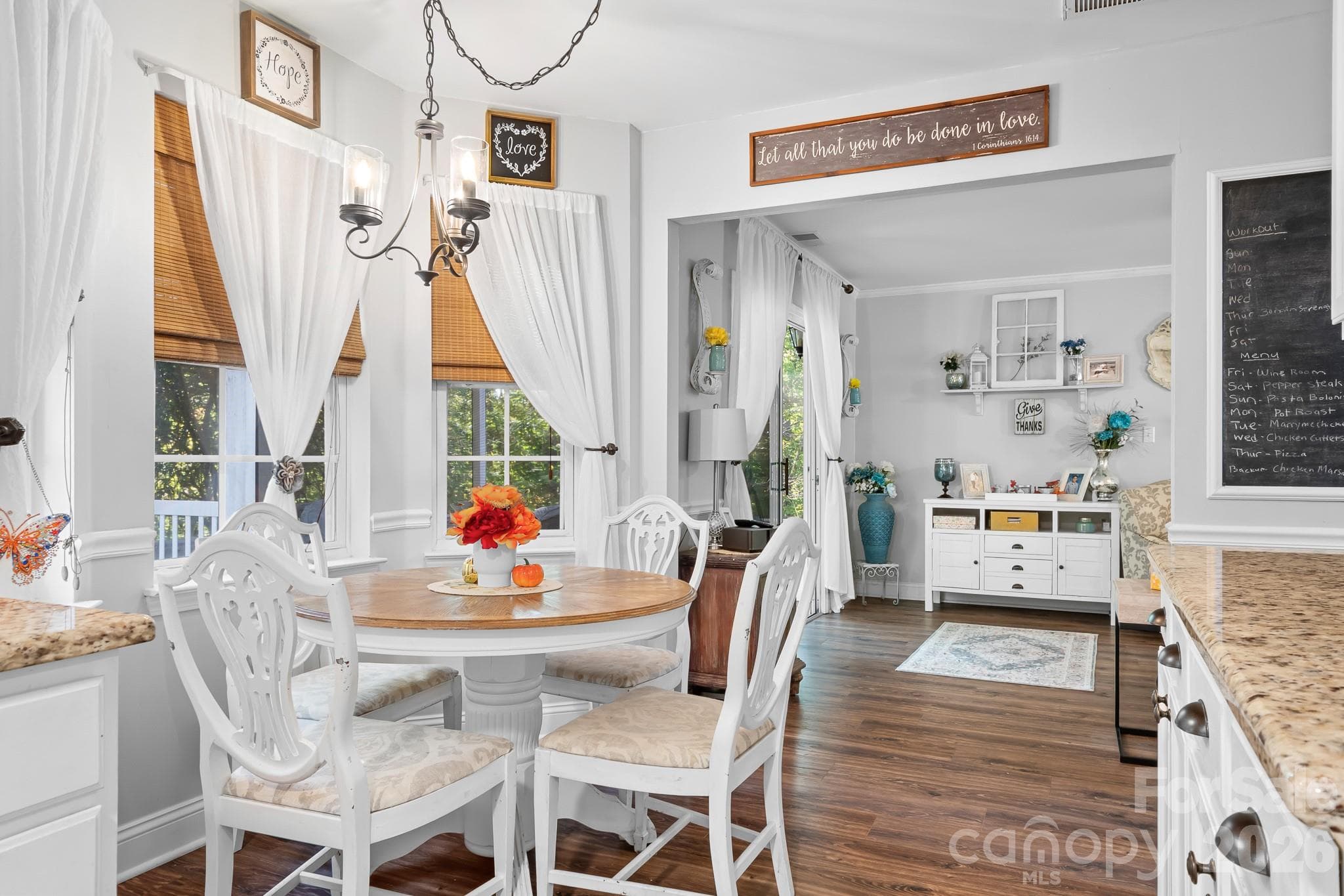 Breakfast area leads to famliy room. Tons of counter space in Kitchen perfect for entertaining friends and family. - 4126 Medford Drive NW, Concord