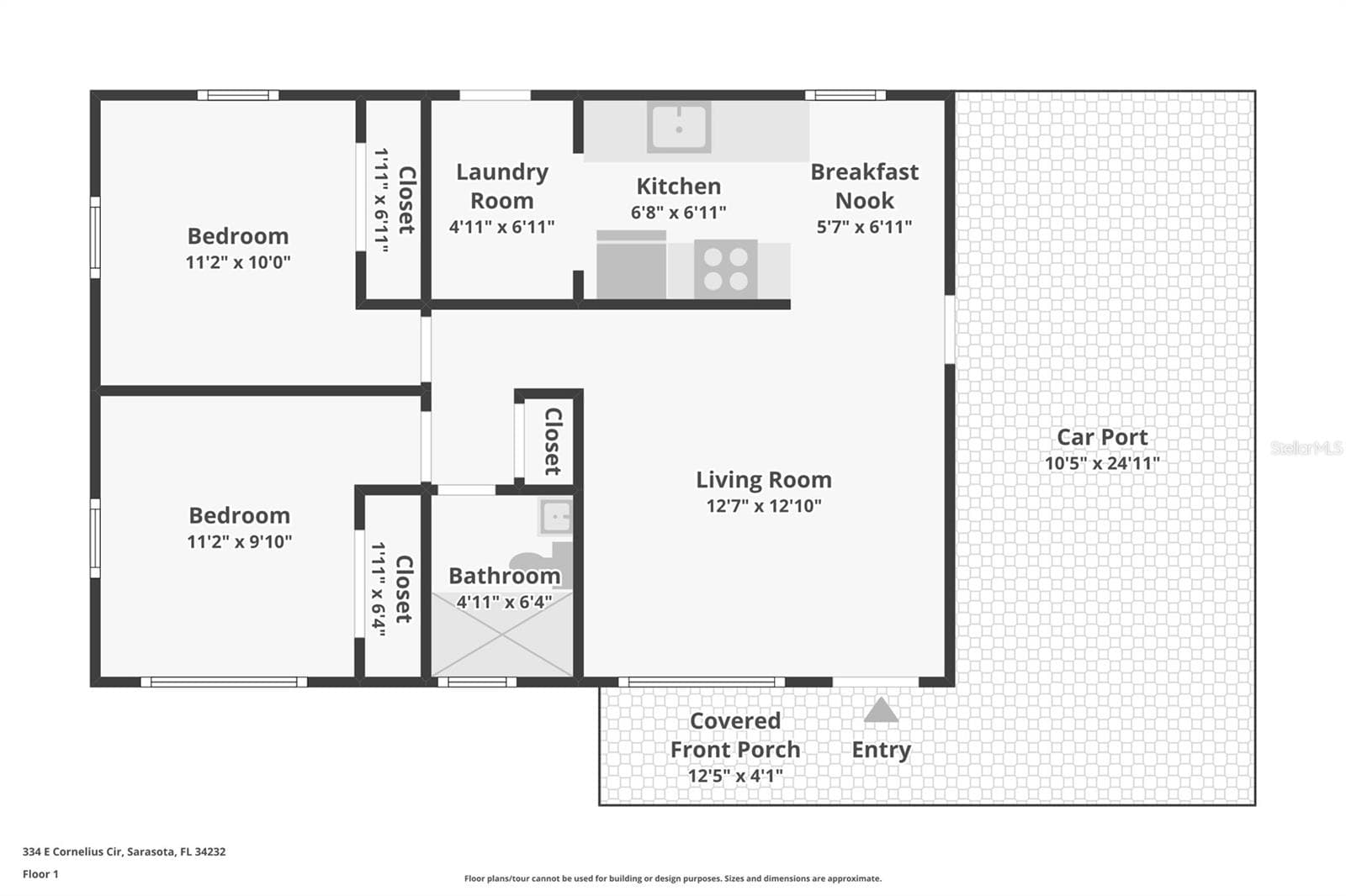 Single Family Residence at 334 E CORNELIUS CIR, SARASOTA, photo 26 of 26
