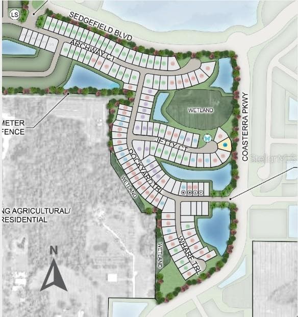 Palms at Coasterra Community Sitemap - 7363 JETTY CT, PALMETTO