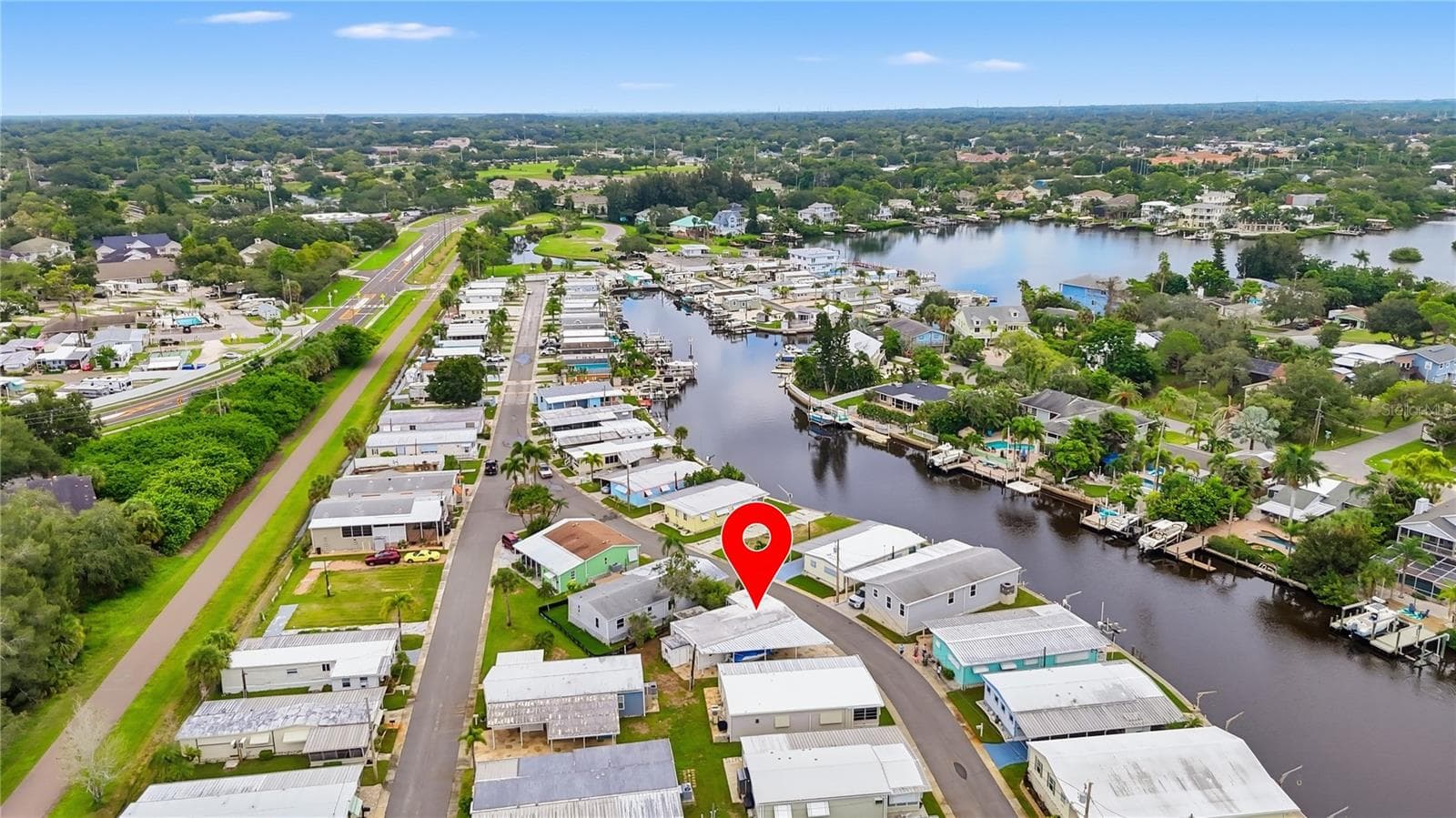 Arial view - 70 SCHOONER DR #70, PALM HARBOR