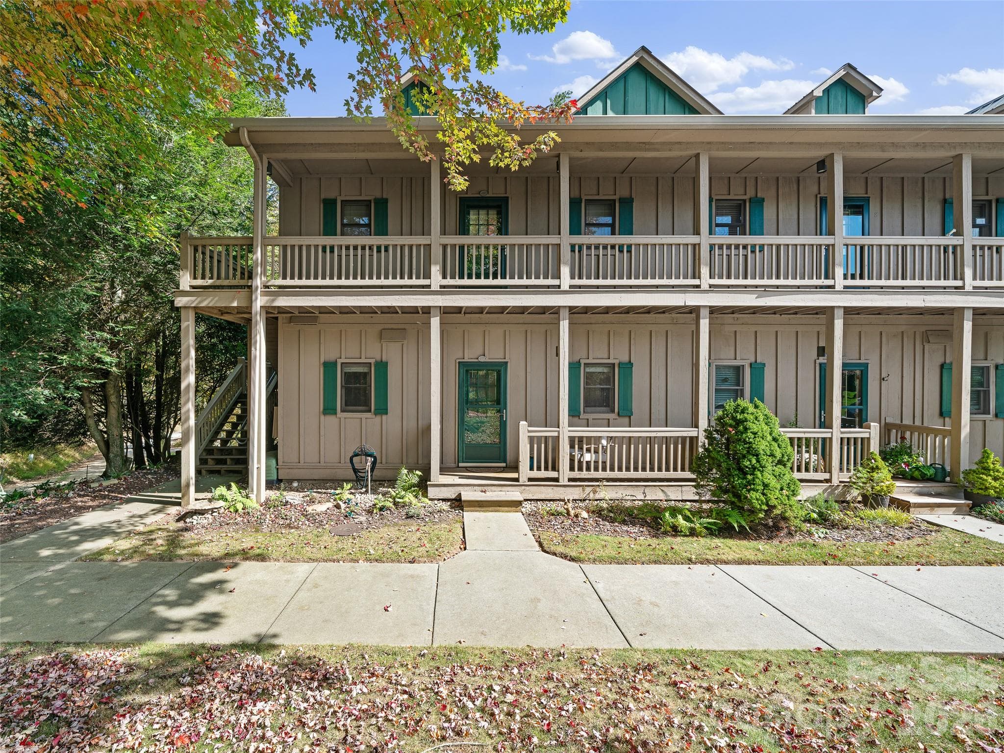 Bottom floor end unit condo. Easy one level living. - 2521 Wolf Laurel Road, Mars Hill