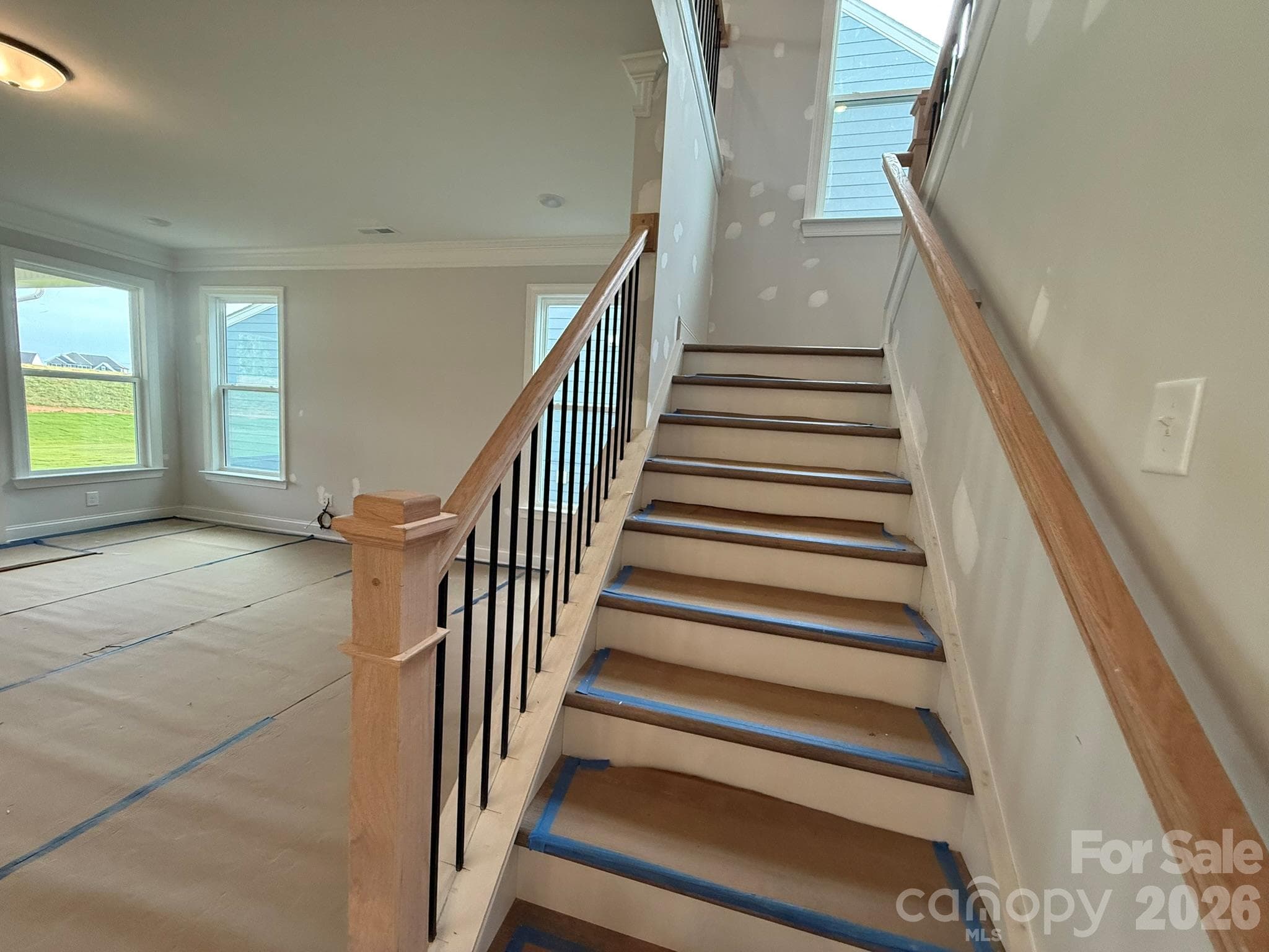 Stairs - 4487 Blue Mound Court, Stanley