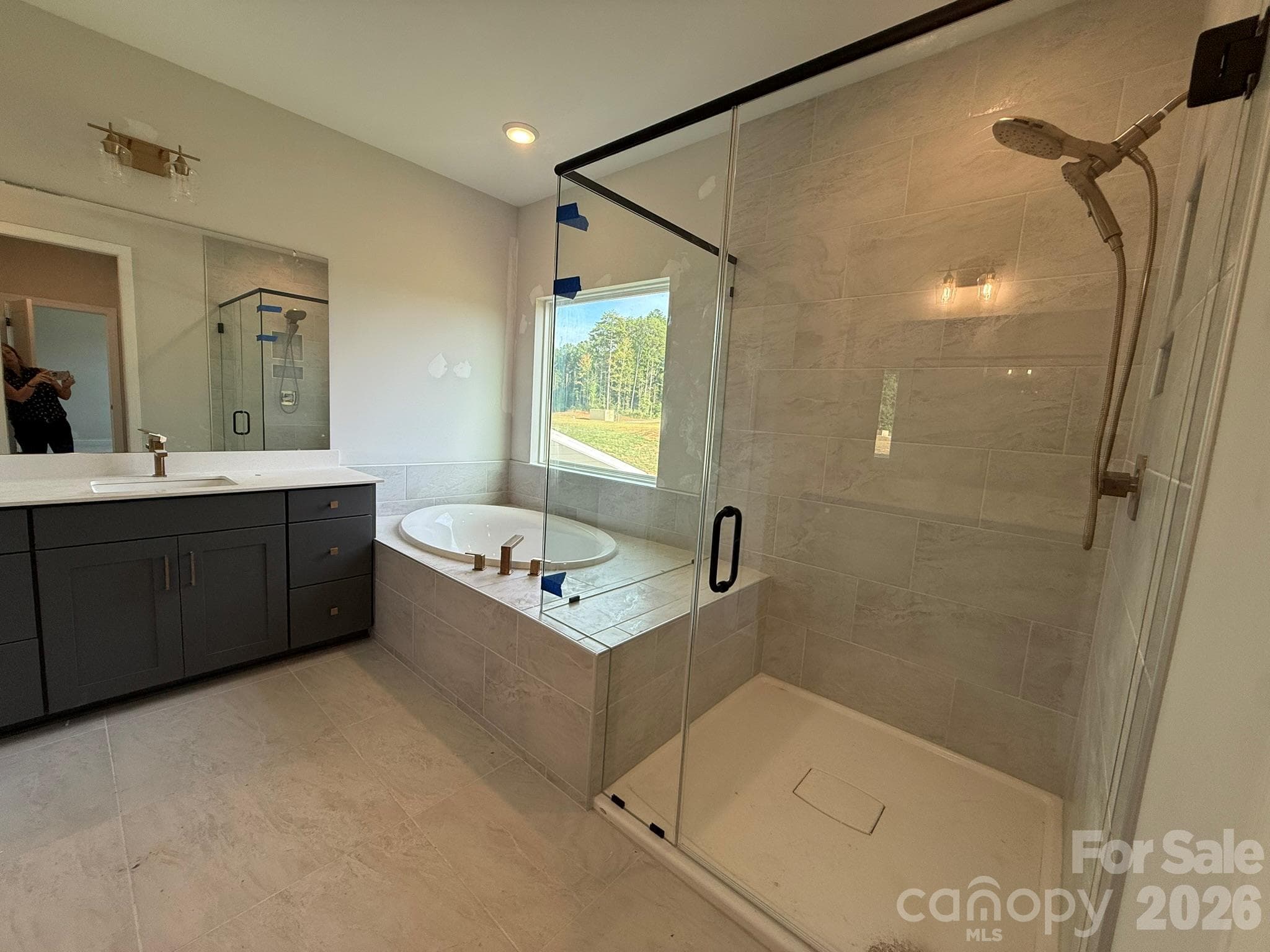 Primary Bathroom - 4487 Blue Mound Court, Stanley