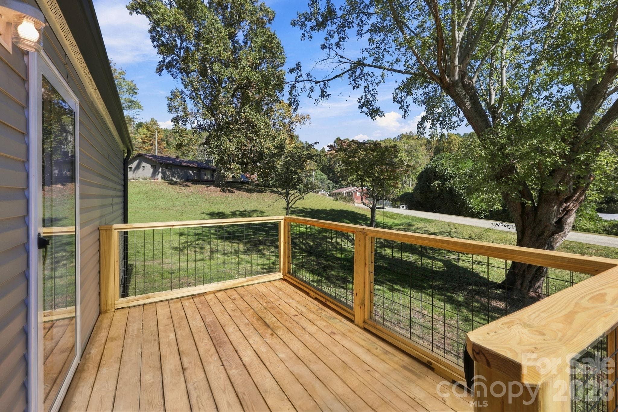 Great size deck for enjoying the outdoors. - 85 Trent Road, Brevard
