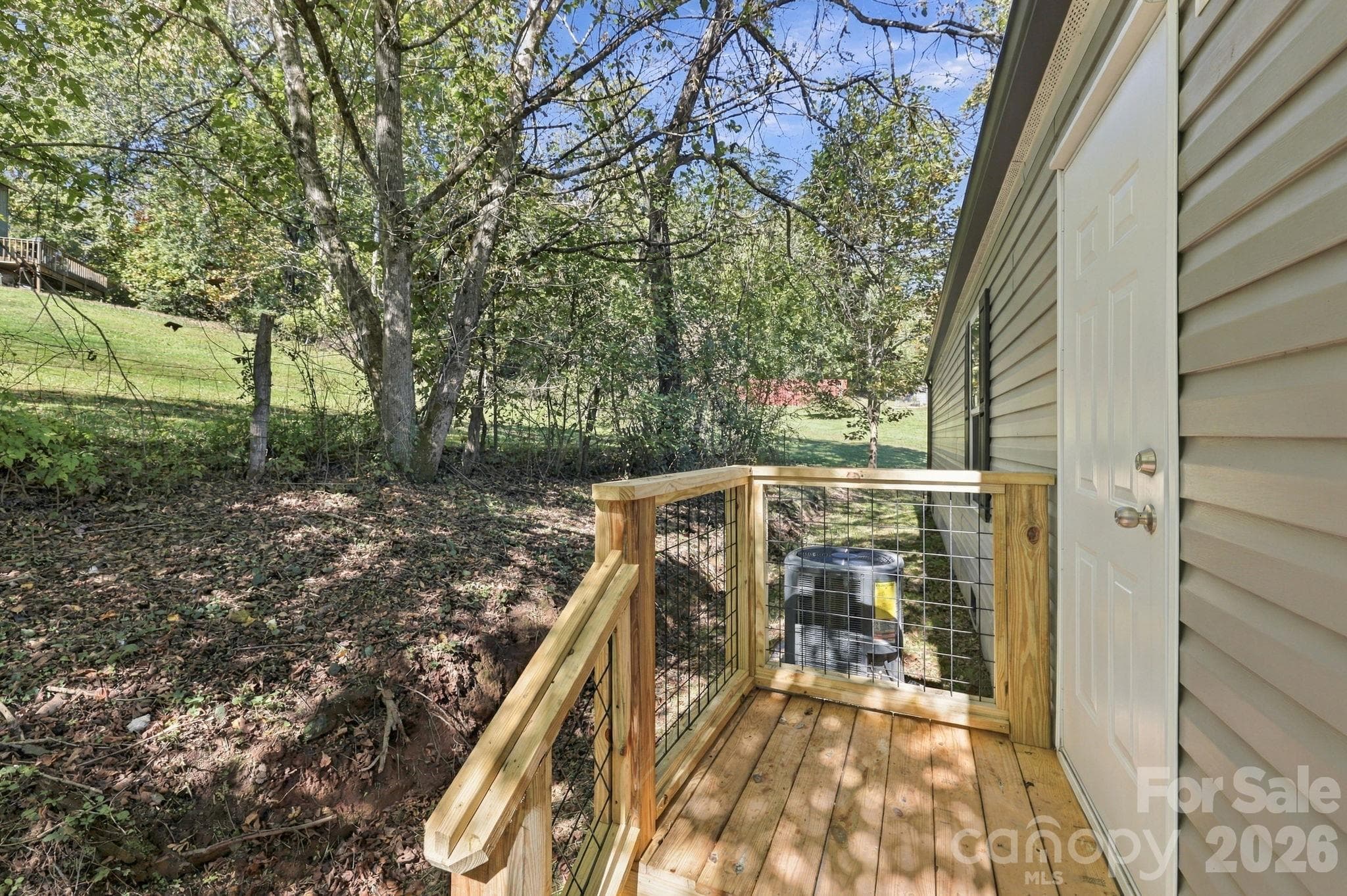 Back entrance making access easy. - 85 Trent Road, Brevard