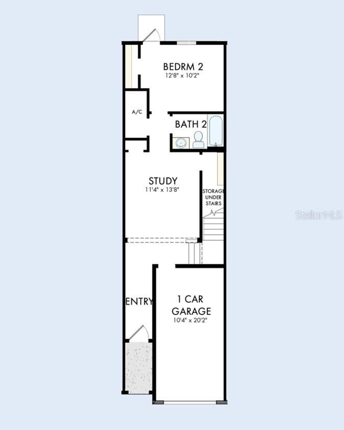 Floor Plan First Floor - 109 MOON LILY TER, DAYTONA BEACH