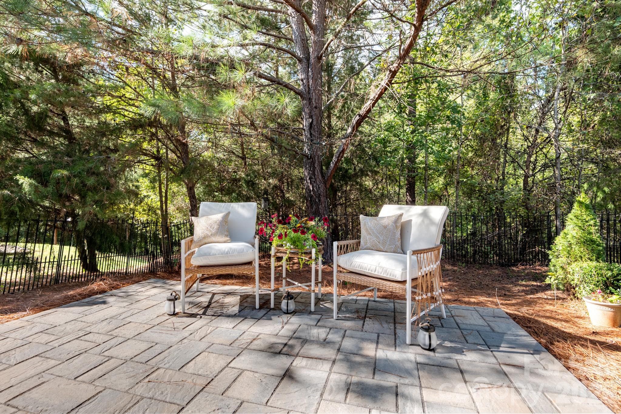 rear patio - 24526 Blue Heron Circle, Lancaster