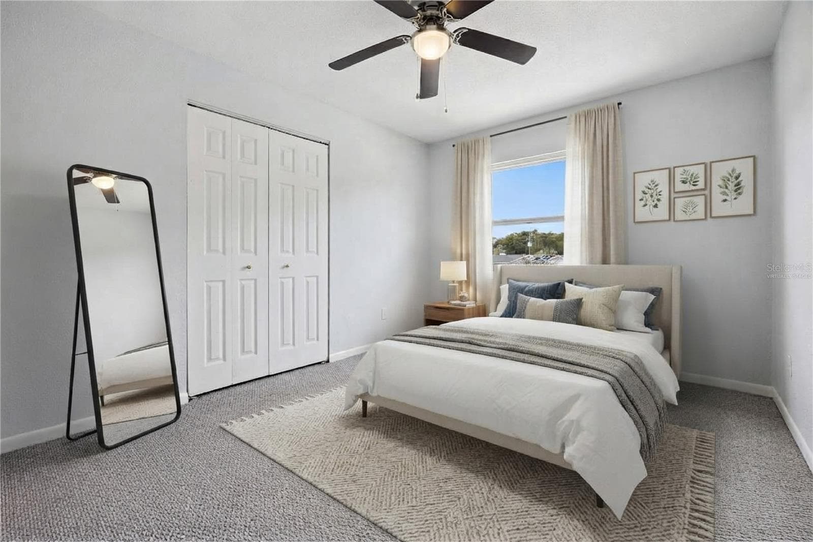 Virtually staged bedroom - 2228 KING CHARLES CT, WINTER PARK