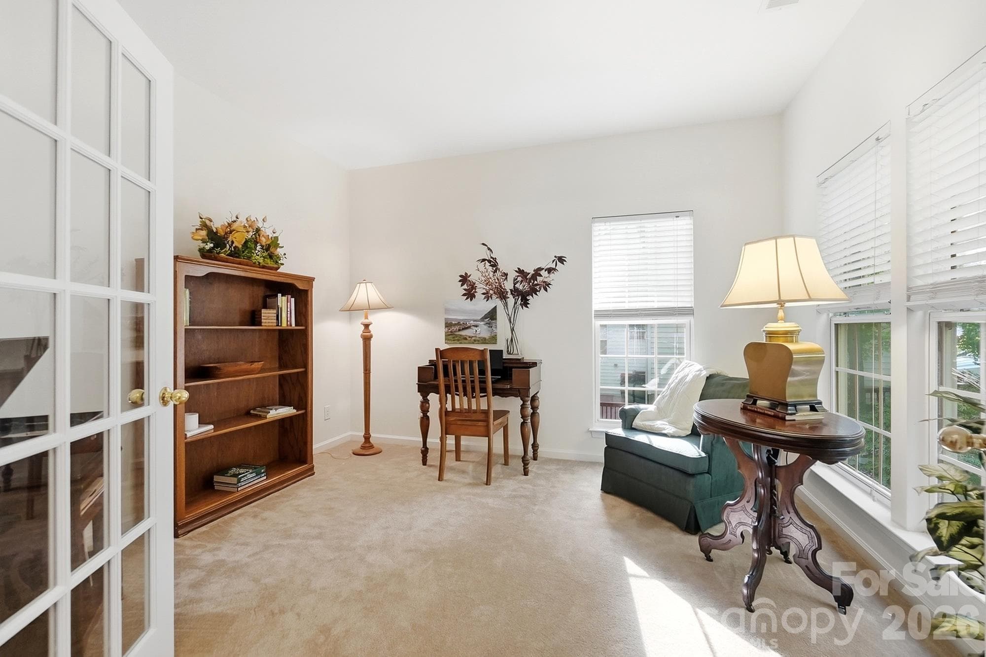 French doors perfect office or living room - 2100 Pineapple Court, Matthews