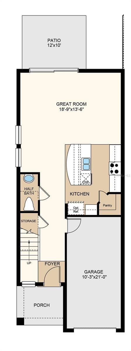 First Floor Layout - 15150 GINETTI ST, NOKOMIS