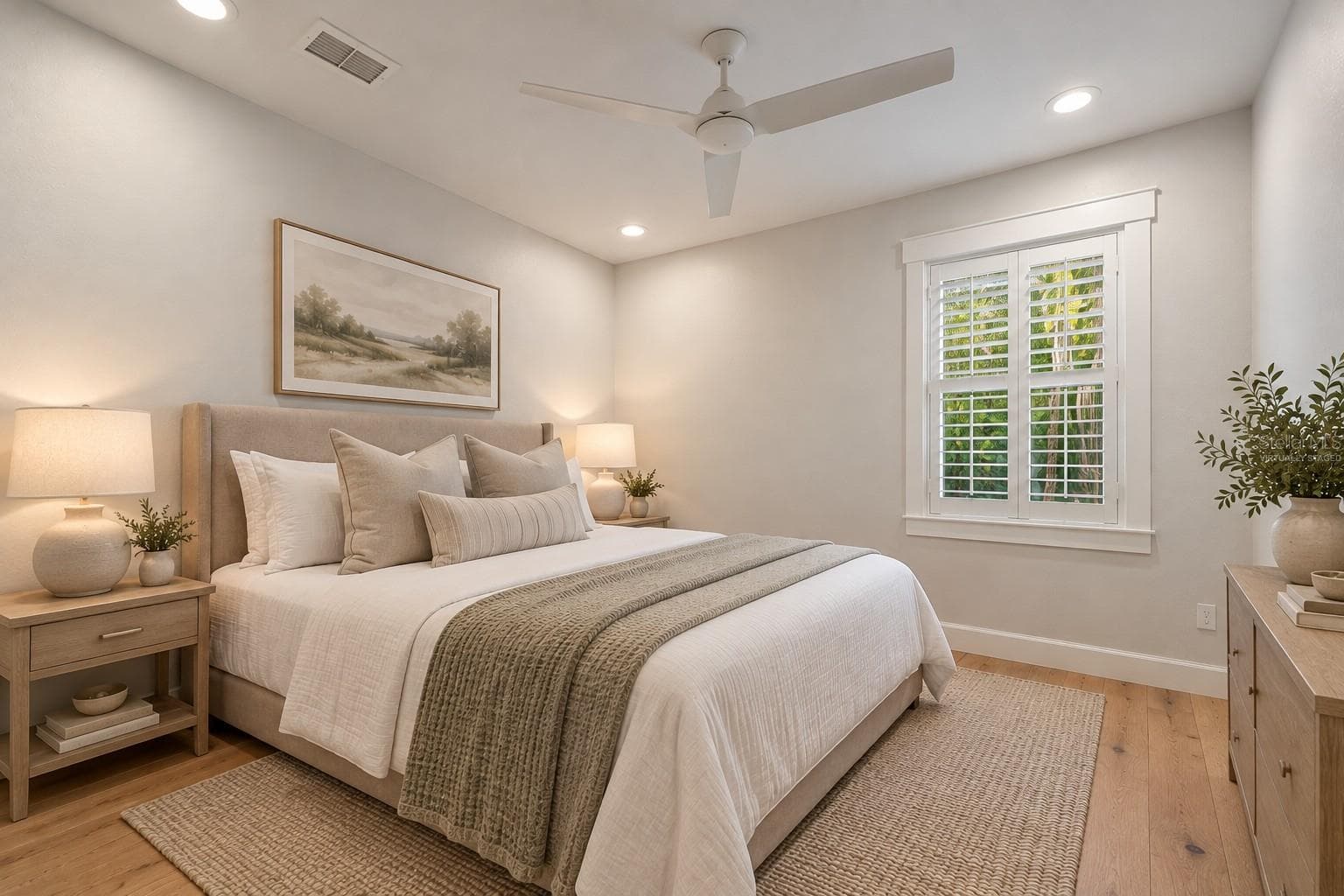 Bedroom 2 - Virtually Staged - 2436 ARLINGTON ST, SARASOTA