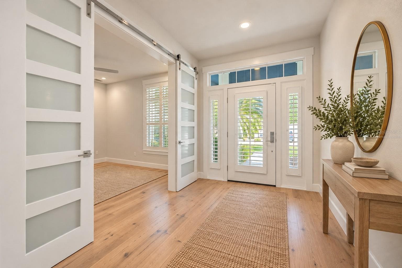 Foyer - Virtually Staged - 2436 ARLINGTON ST, SARASOTA